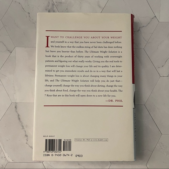 Book - “The Ultimate Weight Solution: 7 Keys to Weightloss Freedom” - Dr Phil - Picture 2 of 2